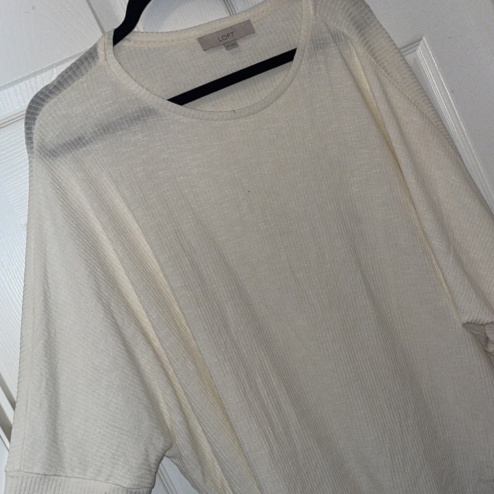 3/4 sleeve Loft oversized top